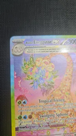 Pokemon TCG Alolan Exeggutor EX 242/191 Special Illustration Rare. - Image 3