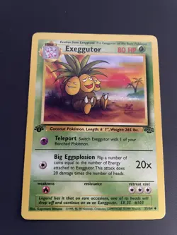EXEGGUTOR UNCO - POKEMON 35/64 JUNGLE 1ST ETAT BON VERSION US - Image 1