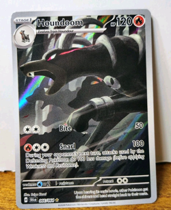 POKEMON HOUNDOOM 066/064 ILLUSTRATION RARE SHROUDED FABLE NM NEAR MINT - Image 1