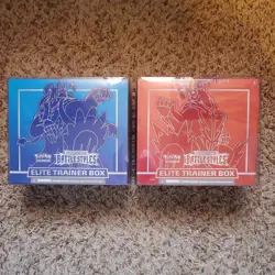 Pokemon TCG Sword & Shield Battle Styles Elite Trainer Box X2(Red and Blue) - Image 1