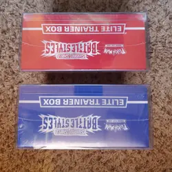 Pokemon TCG Sword & Shield Battle Styles Elite Trainer Box X2(Red and Blue) - Image 4
