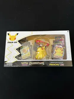 Pokemon TCG: Celebrations Premium Figure Collection Pikachu VMAX 25th Ann X1 820650809408 - Image 1