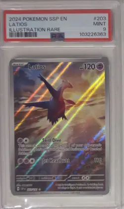 💥Skarmory 209/191 Illustration Rare Surging Sparks PSA MINT 9 - Pokemon TCG - Image 1