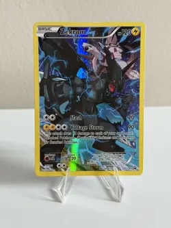 2015 Pokemon TCG • Zekrom XY Full Art Black Star Promos • XY77 MP - Image 2