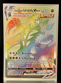 Pokemon TCG Single Strike Urshifu VMAX Sword & Shield Battle Styles 167/163 - Image 1