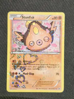 Stunfisk Pokemon • Uncommon • RC12/RC25- Legendary Treasures Radiant Collections - Image 1