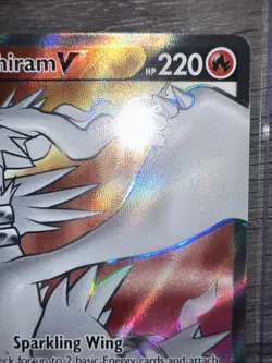 Pokemon TCG Reshiram V 172/195 Silver Tempest Holo Ultra Rare NM - Image 5