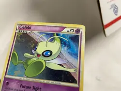 Celebi 3/102 HGSS Triumphant Holo Rare Pokemon Card - Image 2