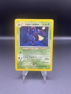 Pokemon TCG Light Ledian Neo Destiny 24/105 Regular Unlimited Rare - Image 1