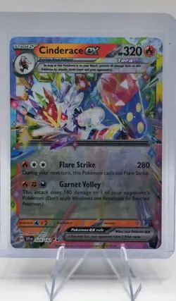 Cinderace ex 028/142 Stellar Crown Holo Double Rare Pokemon Pack Fresh MINT - Image 1