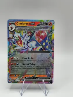 Cinderace ex 028/142 Stellar Crown Holo Double Rare Pokemon Pack Fresh MINT - Image 3