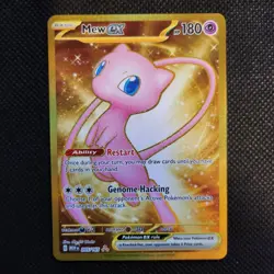 Mew ex 205/165 Gold Hyper Rare Non-metal S&V 151 English Pokemon TCG NM - Image 1