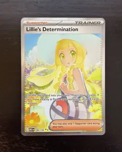Pokemon TCG ‘Lillie's Determination SIR 184/132’ Mega Evolution - English - Image 1