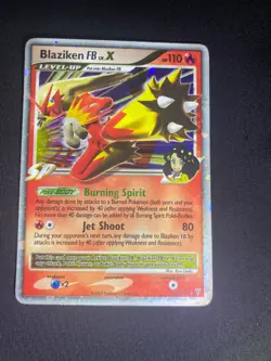 Pokemon BLAZIKEN FB LV. X Card SUPREME VICTORS Platinum Set 142/147 Rare Holo - Image 1