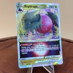 Regidrago VSTAR 136/195 Swsh12: Sword & Shield - Silver Tempest Holo POKEMON TCG - Image 1
