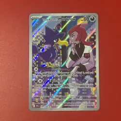 Pokemon TCG Team Rocket's Murkrow Destined Rivals 200/182 Full Art Card Nm/m - Image 1