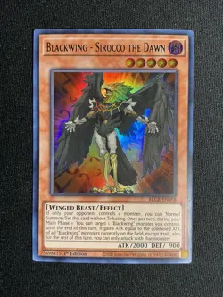 [LP] Blackwing - Sirocco the Dawn BLCR-EN058 1st Edition Super Rare 2022 - Image 1