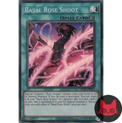 Yugioh Basal Rose Shoot OP17-EN012 Super Rare NM - Image 1