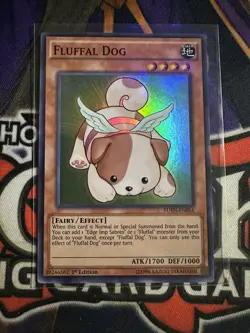 Yu-Gi-Oh! - Fluffal Dog - FUEN-EN016 - Super Rare - 1st Ed - NM/M - NEW - Image 1