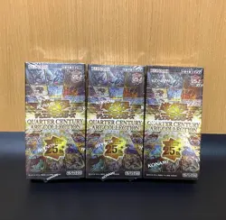 Yugioh Card OCG Duel Monsters 25th QUARTER CENTURY ART COLLECTION 3 Box Japanese - Image 1