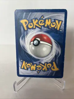 Pokemon TCG Card Blastoise 2/130 Base Set 2 MP Vintage Grail Holo Swirl! - Image 3