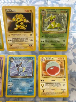 Pokemon All Rare, All Non-Holographic Nine Card Lot (All Cards In Sorted Sheet) - Image 3
