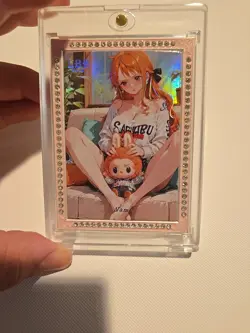 "Namibubu" Nami Serialized Metal One Piece Card - Image 1