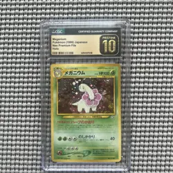 Pokemon TCG Meganium Neo Premium File Vintage Holo Card No. 154 CGC Pristine 10 - Image 1