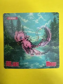 2025 Pokemon Eif Origin Mew No. 151 Lenticular Card P/F! NM! Non-TCG Chase! - Image 1