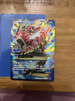 Pokemon Mega Gyarados EX XY Breakpoint Holo Full Art Ultra Rare Card 115/122 - Image 2