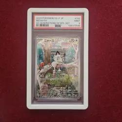 PSA 9 Meowth 192/SV-P Japanese Pokemon Card Start Deck 100 Generations Promo - Image 1