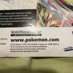 Pokemon TCG Sword & Shield Evolving Skies 3 Pack Blister with Umbreon Promo Card - Image 5