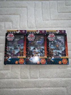 Bakugan Battle Planet Resurgence Card Collection Exclusive Jumbo Card Set Of 3 - Image 1