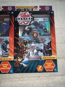 Bakugan Battle Planet Resurgence Card Collection Exclusive Jumbo Card Set Of 3 - Image 4