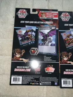 Bakugan Battle Planet Resurgence Card Collection Exclusive Jumbo Card Set Of 3 - Image 5