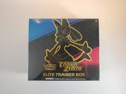 Crown Zenith ETB - Pokemon Trading Card Game Elite Trainer Box New Sealed - Image 1