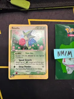 Pokemon Card Roselia EX Dragon Holo Rare 9/97 128 💎 NM💎 - Image 1