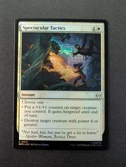SPECTACULAR TACTICS FOIL #15 MTG Marvel's Spider-Man - Image 1