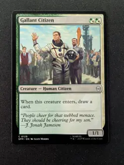 GALLANT CITIZEN #129 MTG Marvel's Spider-Man - Image 1