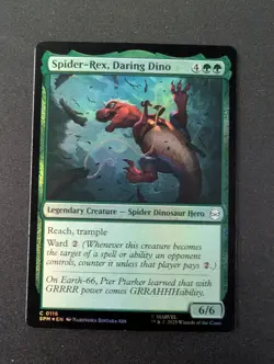 SPIDER-REX, DARING DINO FOIL #116 MTG Marvel's Spider-Man - Image 1