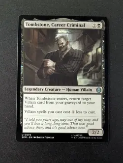 TOMBSTONE, CAREER CRIMINAL #70 MTG Marvel's Spider-Man - Image 1