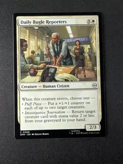 DAILY BUGLE REPORTERS #6 MTG Marvel's Spider-Man - Image 1