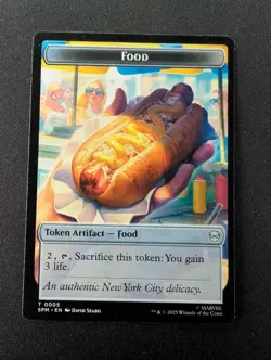 FOOD 5 // ROBOT 6 MTG Marvel's Spider-Man Tokens - Image 1