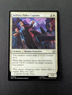 SELFLESS POLICE CAPTAIN #12 MTG Marvel's Spider-Man - Image 1