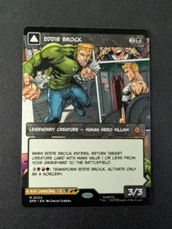 EDDIE BROCK // VENOM, LETHAL PROTECTOR #224 MTG Marvel's Spider-Man Collectors - Image 1