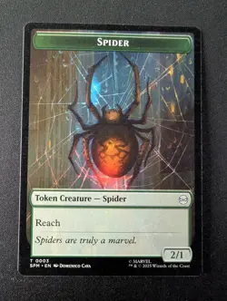 SPIDER 3 // FOOD 5 MTG Marvel's Spider-Man Tokens - Image 1