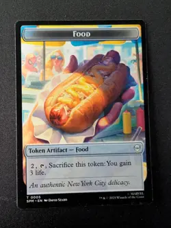 SPIDER 3 // FOOD 5 MTG Marvel's Spider-Man Tokens - Image 2