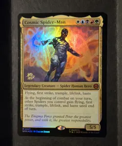 MTG - Cosmic Spider-Man - Prerelease Foil - Marvel's Spider-Man - Image 1