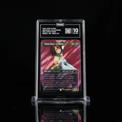 TAG 10 YUNA, HOPE OF SPIRA MTG FINAL FANTASY #0549 BORDERLESS SURGE FOIL - Image 1