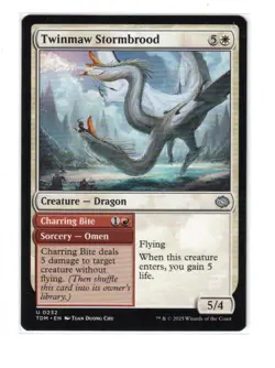 MTG - NM - Twinmaw Stormbrood - Tarkir: Dragonstorm 232 - Image 1